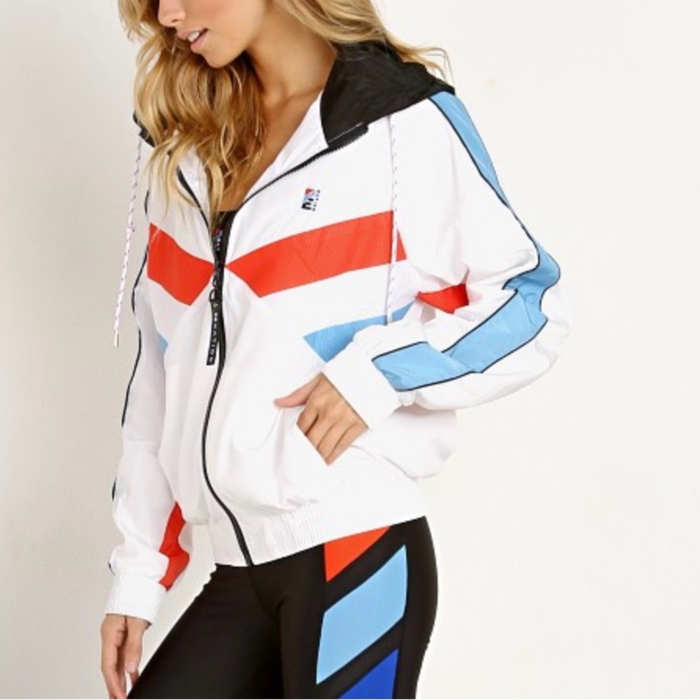 PE Nation The Ruck Jacket White Sm